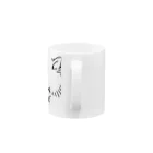 -White dog muzzle's shop-のWhite dog Muzzle collection Mug :handle