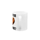 『NG （Niche・Gate）』ニッチゲート-- IN SUZURIのダサキレh.t.『COFFEE OR DIE?』 Mug :handle