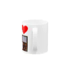 AAAstarsのアイ　ハート　囲碁　(　I 　Love　囲碁　） Mug :handle