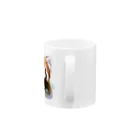 punchenoのレッサーくん Mug :handle
