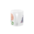 トゥインクルポケット　さくま育のおしり　ばいん＊うさぎ＆ぶた Mug :handle