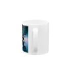 【ホラー専門店】ジルショップの夜空の水面鏡 Mug :handle