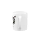 みきぞーん｜保護猫 ミッキー画伯と肉球とおともだちのchah Mug :handle