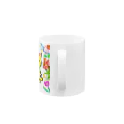 にゃんぴーのお花のうるにゃん（ぜんしん） Mug :handle