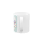 トラとハチワレの腕組みするねこ Mug :handle