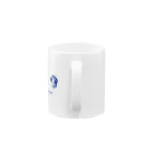 ANOMALの水玉模様のクラゲ プンクタータ（白紺） Mug :handle