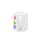 DinogaSuki -恐竜のこども服-の数字の恐竜たち Mug :handle