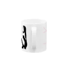 南口綾瀬 WEB STOREの I Love Books Mug :handle