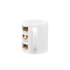 ふわにゃんshopのうちのミケちゃん Mug :handle