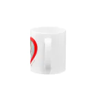 pomme shopのポムハート Mug :handle