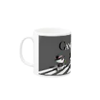 アニマル部活動の部屋のGang Panda Mug :left side of the handle