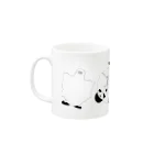 ma5me のおばけma5me集合しましたマグカップ Mug :left side of the handle