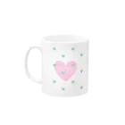 mi querida (ミ・ケリーダ)のPink Bear's CAFE♡mug Mug :left side of the handle