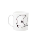 luitpoldのeyebrow dog Mug :left side of the handle