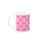 ❀花狐庵❀-HanaKoAn-の「花籠」Series * LittleButterfly pink Mug :left side of the handle