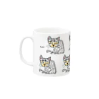 tamiの「tea timeゾ」 Mug :left side of the handle