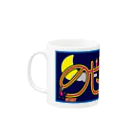 🤍一ノ瀬 彩 🐇⸒⸒ suzuri支店🤍ののせ散歩LOGO【夜】 Mug :left side of the handle