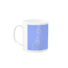 昆布しょうゆのGentleman Shoebill Mug :left side of the handle