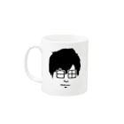 Yuto Hakutaのロゴ マグカップ Mug :left side of the handle