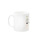 まるいいぬのgirls Mug :left side of the handle