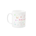 BARUのお店🌷のコロンとゆかいな仲間たち大集合！！ Mug :left side of the handle