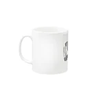 妖怪大学の牛鬼マグカップ Mug :left side of the handle