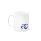 猫郎雑貨店の【猫郎雑貨店】雨の日の猫郎 Mug :left side of the handle