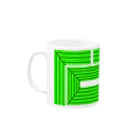 ameyoのgreen Mug :left side of the handle