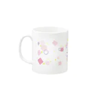 フルカラ★カラフルのカラフルポップなマグカップ Mug :left side of the handle