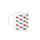 D-N-A Goods Shopのシューズ(colorful) Mug :left side of the handle