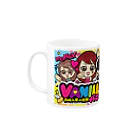 バニラde高収入ショップ［SUZURI店］のOKANE♥DAISUKI Mug :left side of the handle