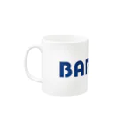 BABE-Xのネイビーロゴ Mug :left side of the handle