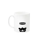 はちエンピツのocton #basic Mug :left side of the handle