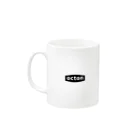 はちエンピツのocton Slow life Island BEACH #basic Mug :left side of the handle