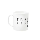 フラっとみやび舎　SUZURI店のルーン文字 Mug :left side of the handle