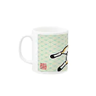 真希ナルセ（マキナル）のお茶しない？（赤柴） Mug :left side of the handle