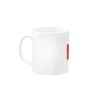 T-maniaのスタッフT Red Mug :left side of the handle