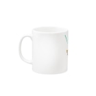 kitaooji shop SUZURI店のシャーするスナネコ Mug :left side of the handle
