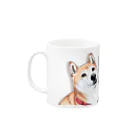 koha channelの柴犬小春　飲むよってにマグ Mug :left side of the handle