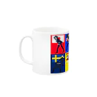 Boy&boyのせかいのおまわりさんシリーズ Mug :left side of the handle