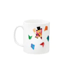 GrapeChanのMr.Daruma MC Mug :left side of the handle