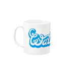 kasweeeeのwater beat Mug :left side of the handle