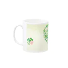 夢見る柴犬のFour-leaf-clover Mug :left side of the handle