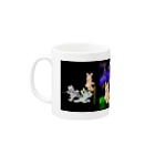 ʚ一ノ瀬 彩 公式 ストアɞの【Premium】一ノ瀬彩×夜空キャンプ【ゆめかわアニマル】 Mug :left side of the handle