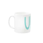 kawabe-konのUMAIクリームソーダ Mug :left side of the handle