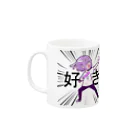 苺ろみるくの推し活ちゃん Mug :left side of the handle