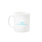 SIRO%(しろぱーせんと)のくものうえMUG（Blue） Mug :left side of the handle