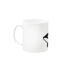 ムクのシャチ スイム Mug :left side of the handle