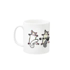 1024の5つのモルフのフクロモモンガ Mug :left side of the handle