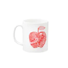 Maeda CollectionsのMaeda Collection〜Growing Apple〜 Mug :left side of the handle